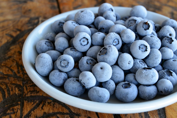 frozen blueberries