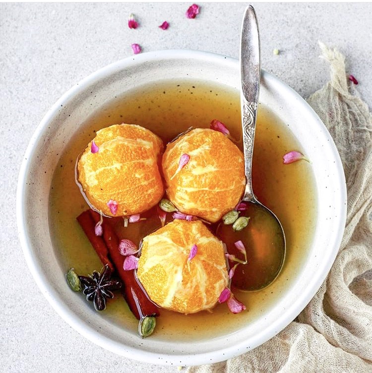 Poached Oranges