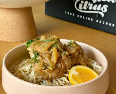 Lemonade Fennel Chicken Pasta