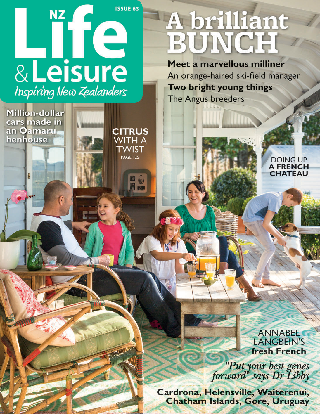 On the cover of life & leisure behind the scences