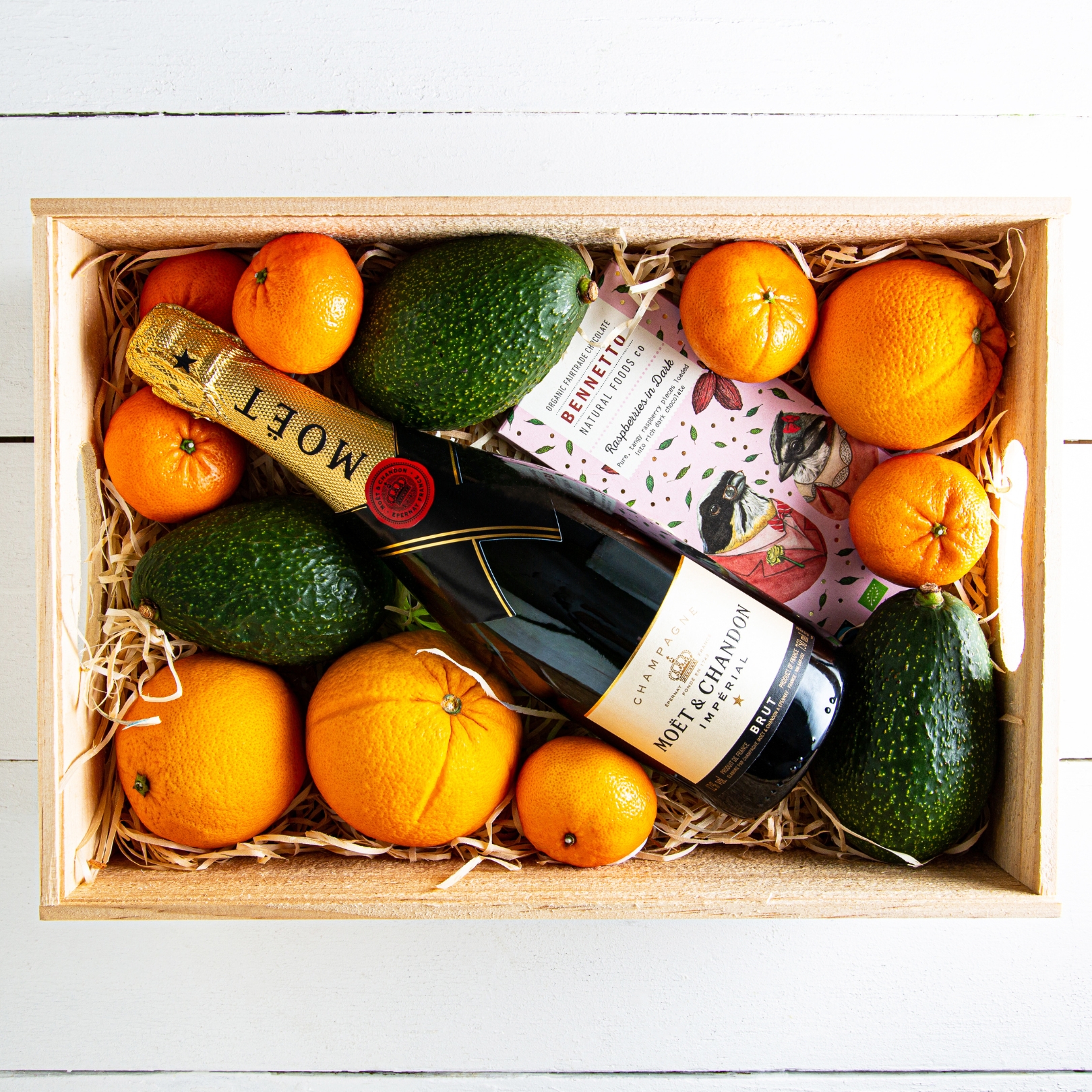 Buy The Bubbly - Champagne, Chocolate & Fruit Gift Box  Online NZ - Twisted Citrus