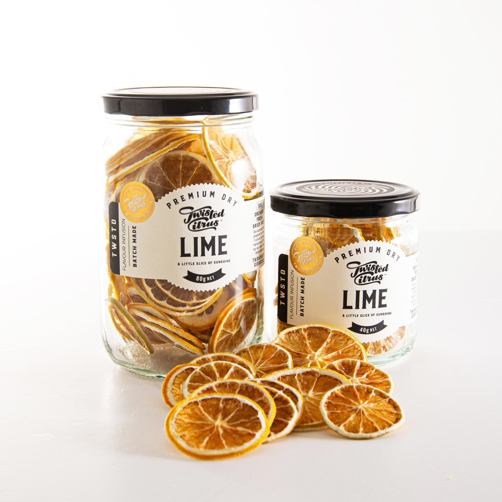 Buy Twisted Dried Fruit - Lime Online NZ - Twisted Citrus