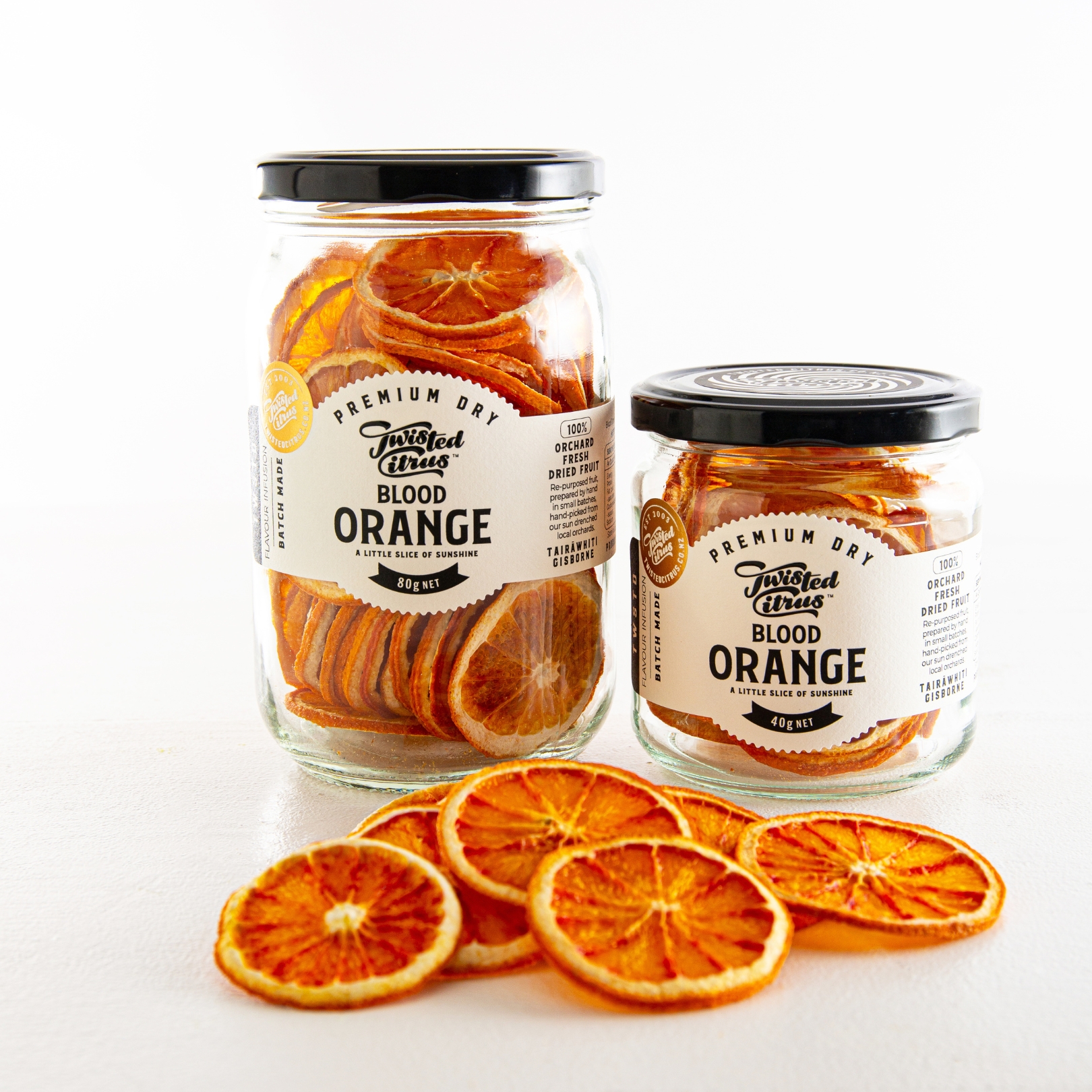 Buy Twisted Dried Fruit - Blood Oranges Online NZ - Twisted Citrus