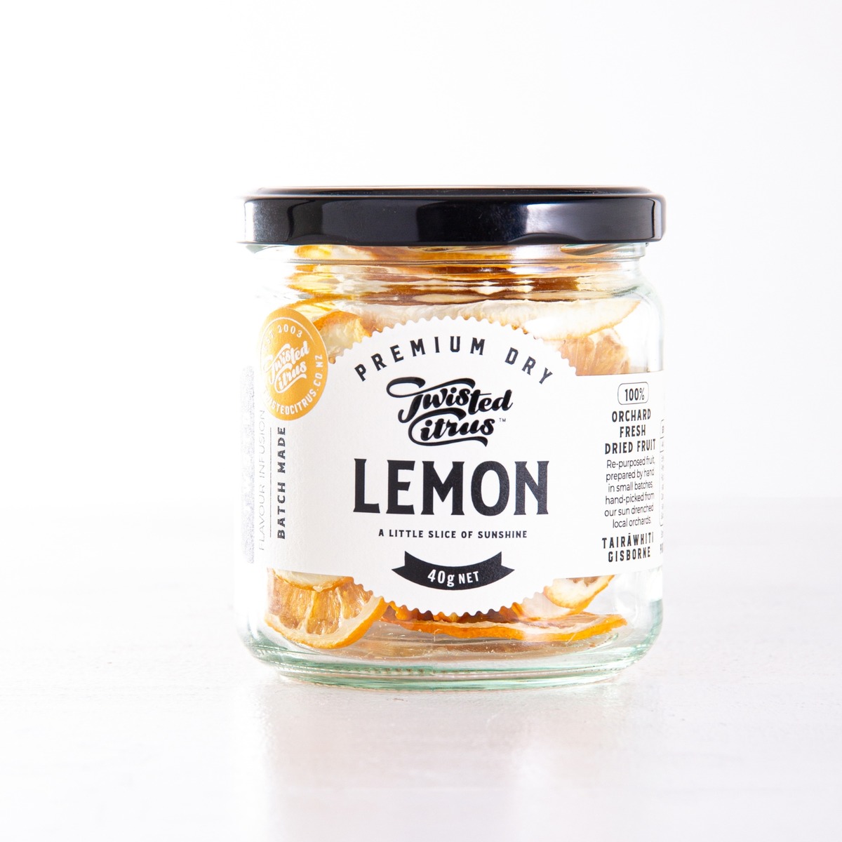 Twisted Dried Fruit - Lemon