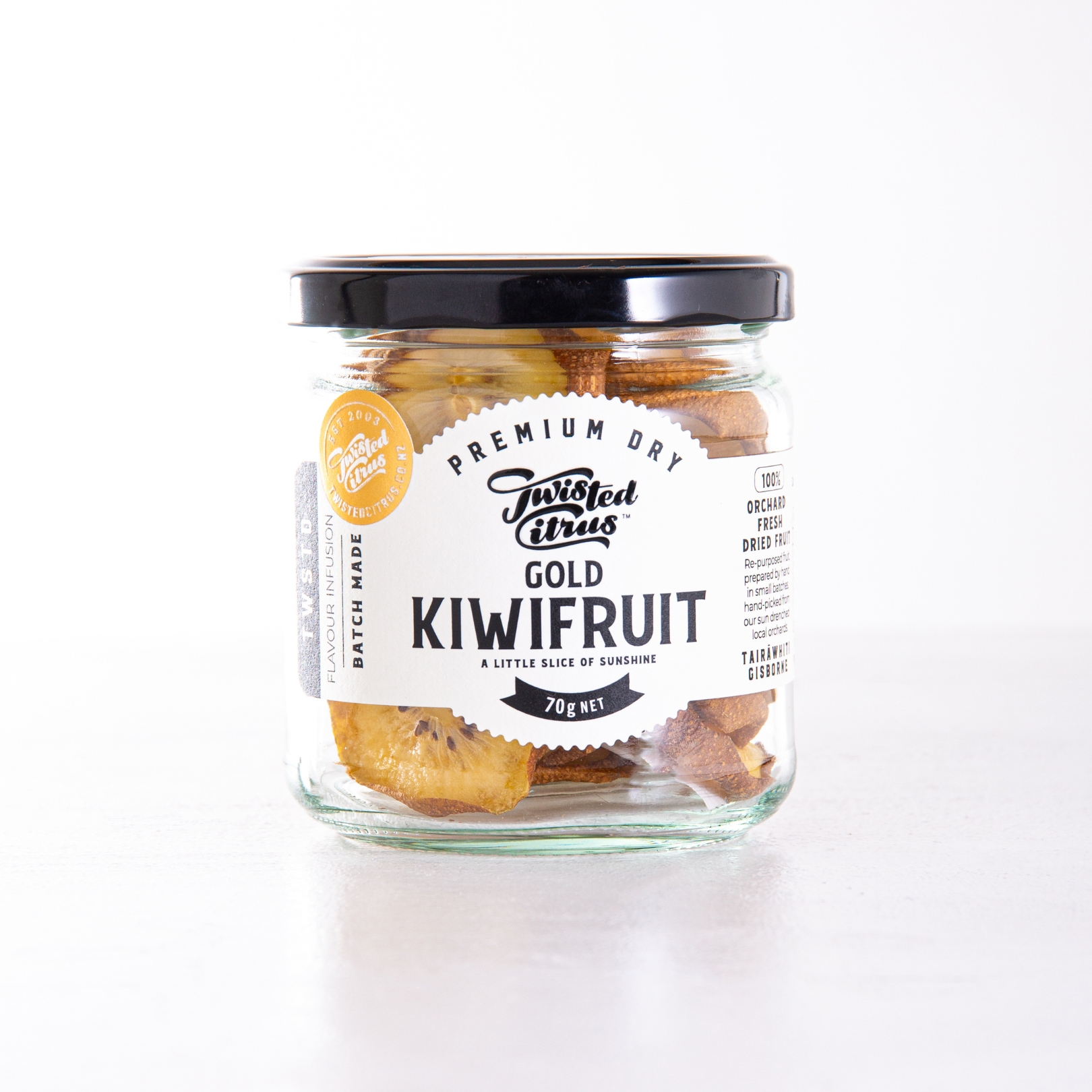 Buy Twisted Dried Fruit - Gold Kiwifruit Online NZ