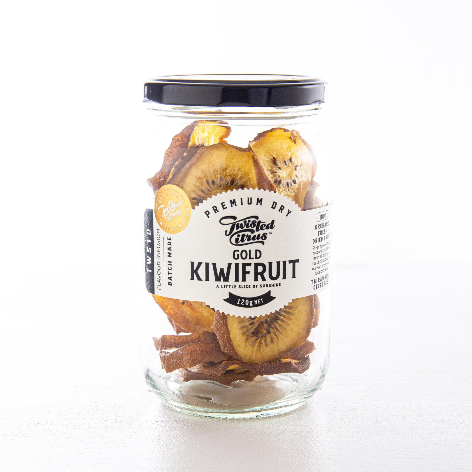 Buy Twisted Dried Fruit - Gold Kiwifruit Online NZ