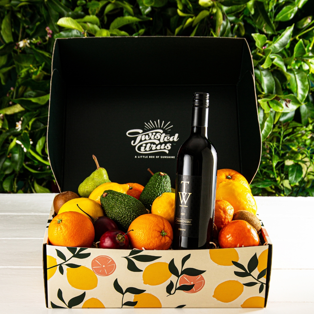 Buy TW Red Wine Gift Box Online NZ - Twisted Citrus