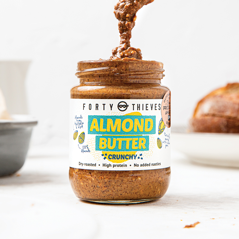 Buy Almond Butter (Crunchy) - Forty Thieves Online NZ